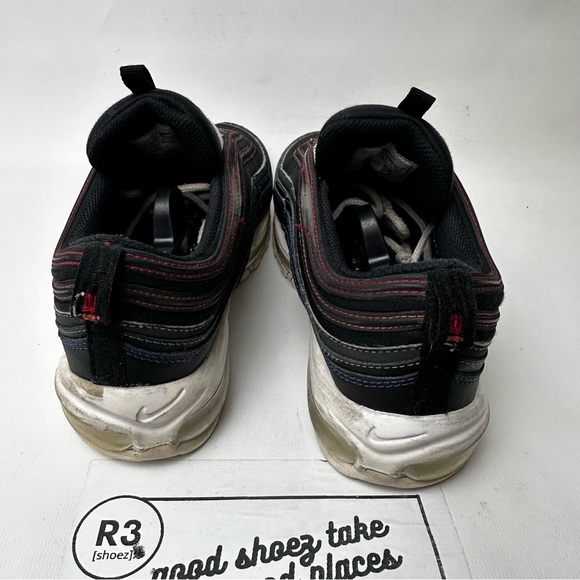 Nike Women’s Sz 8.5 Air Max 97 Multi Stitch Rainbow Training Running Sneakers - Picture 6 of 9